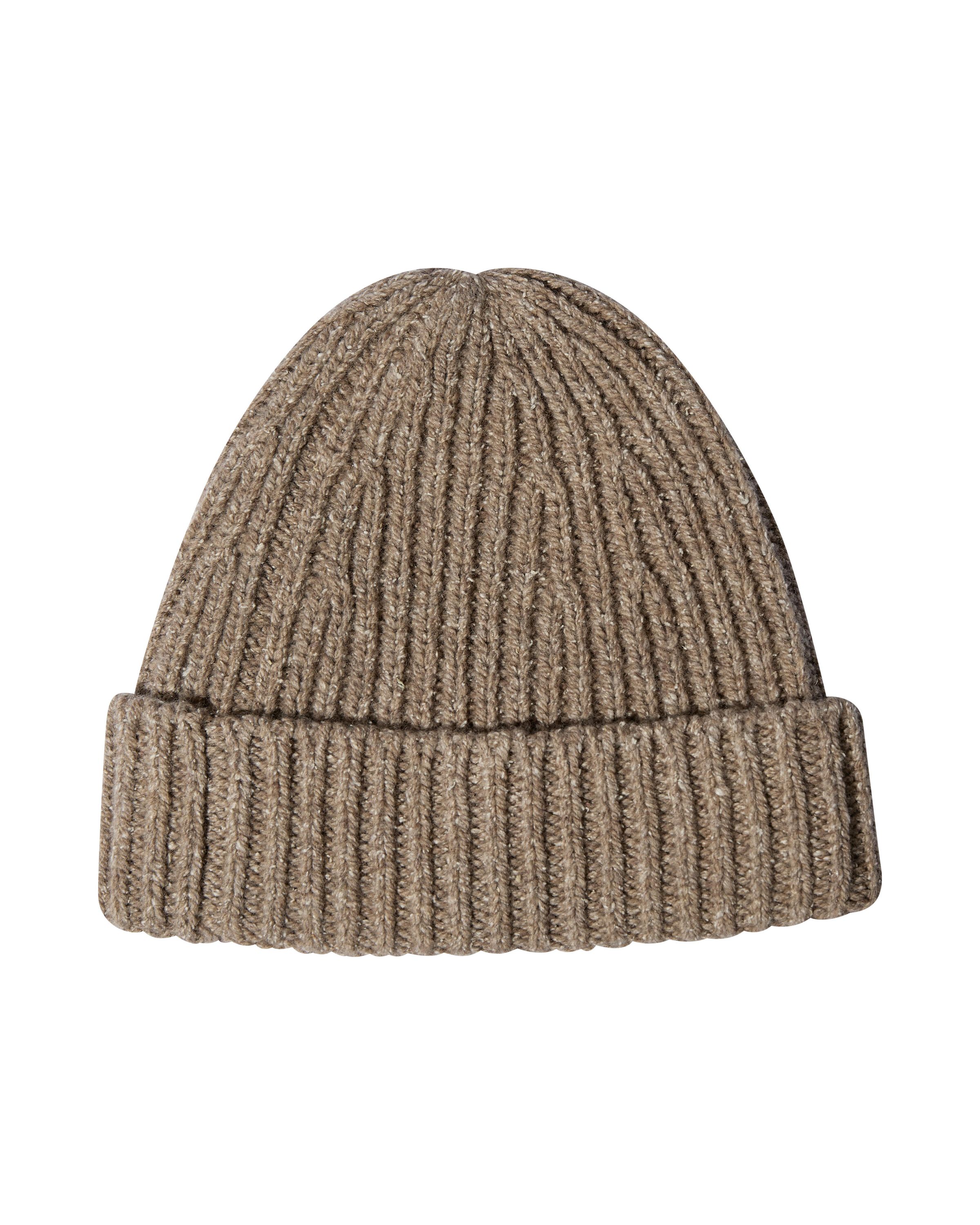 Strickmütze GIORGIO aus Wollmix - 196 Ermine - Braun