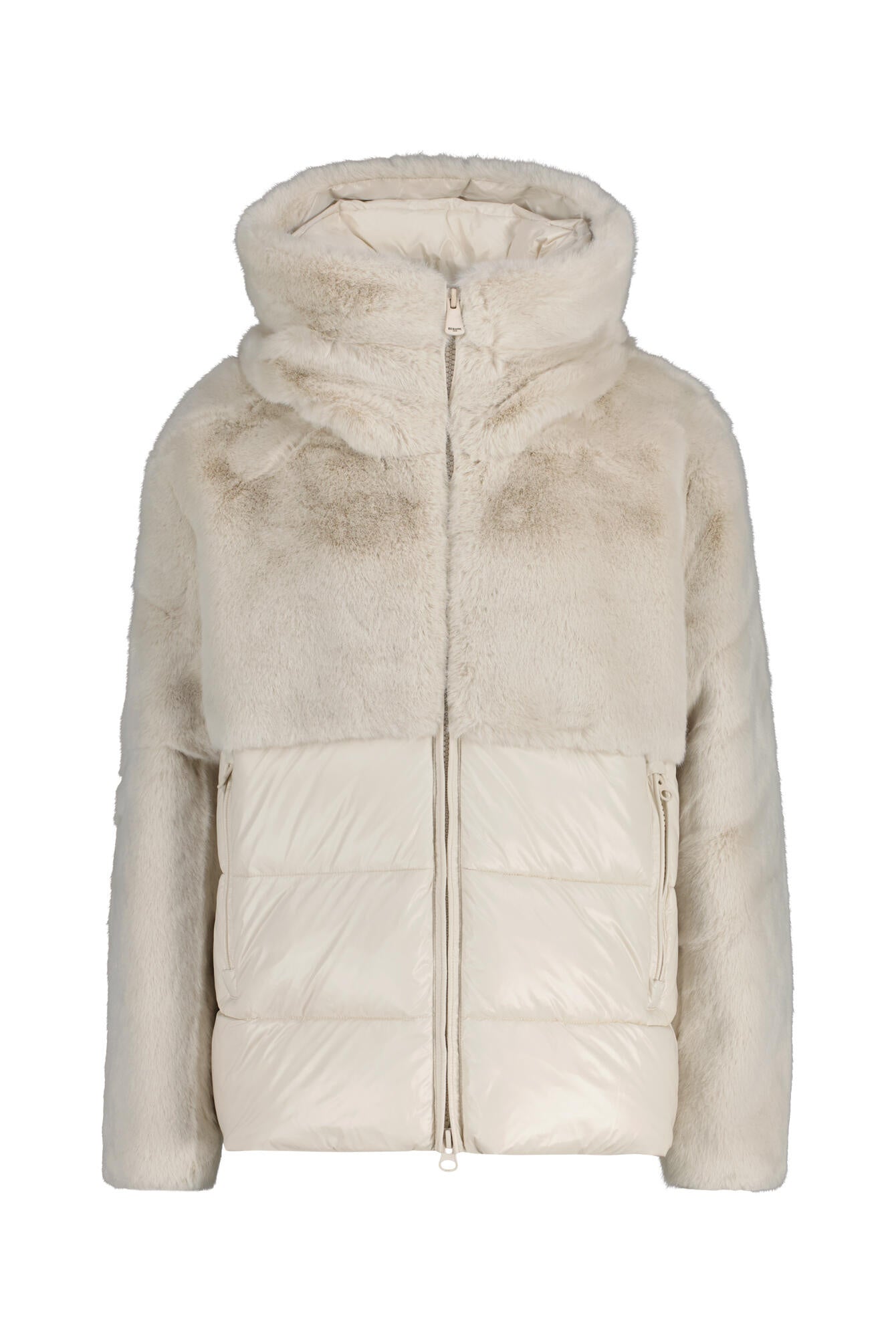 Steppjacke FANEVIL in Felloptik - 907 Grigio Mattino - Weiß