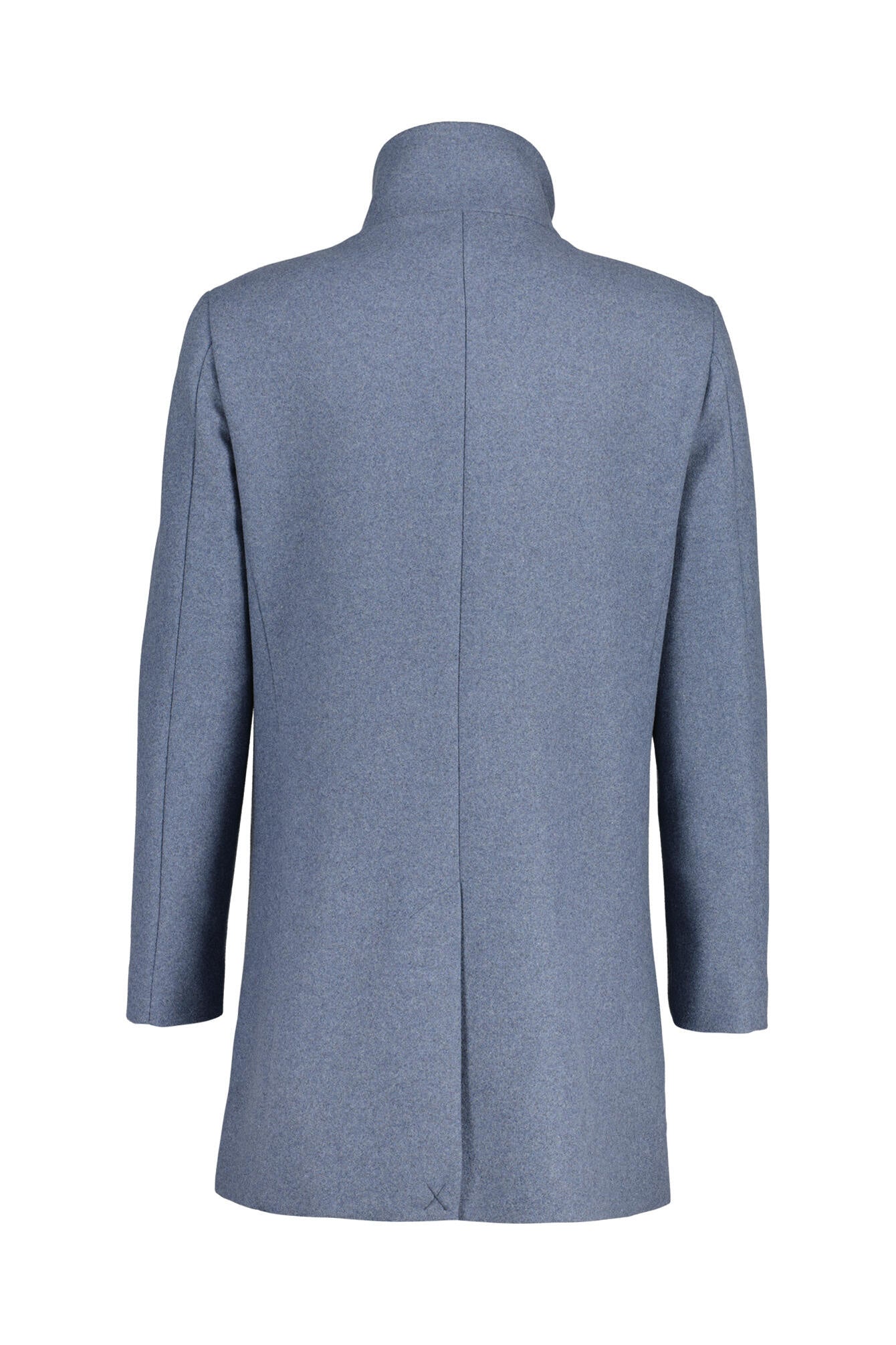 Wollmantel HARVEY mit Stehkragen - Dust blue - Blau