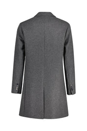 Wollmantel AUSTIN mit Reversekragen - Grey - Grau