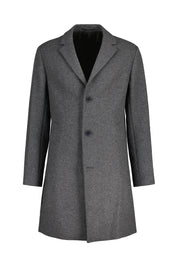Wollmantel AUSTIN mit Reversekragen - Grey - Grau