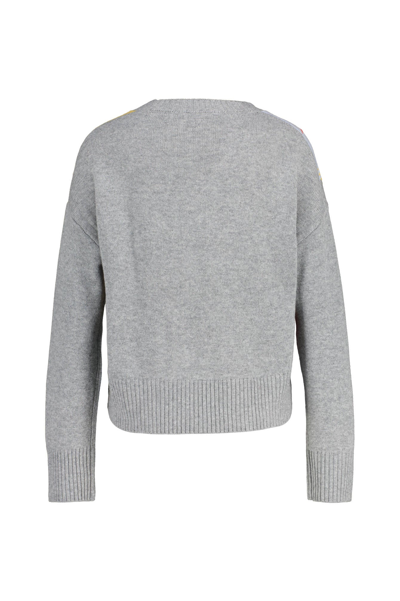 Strickpullover aus Merinowolle - 163 - Grau