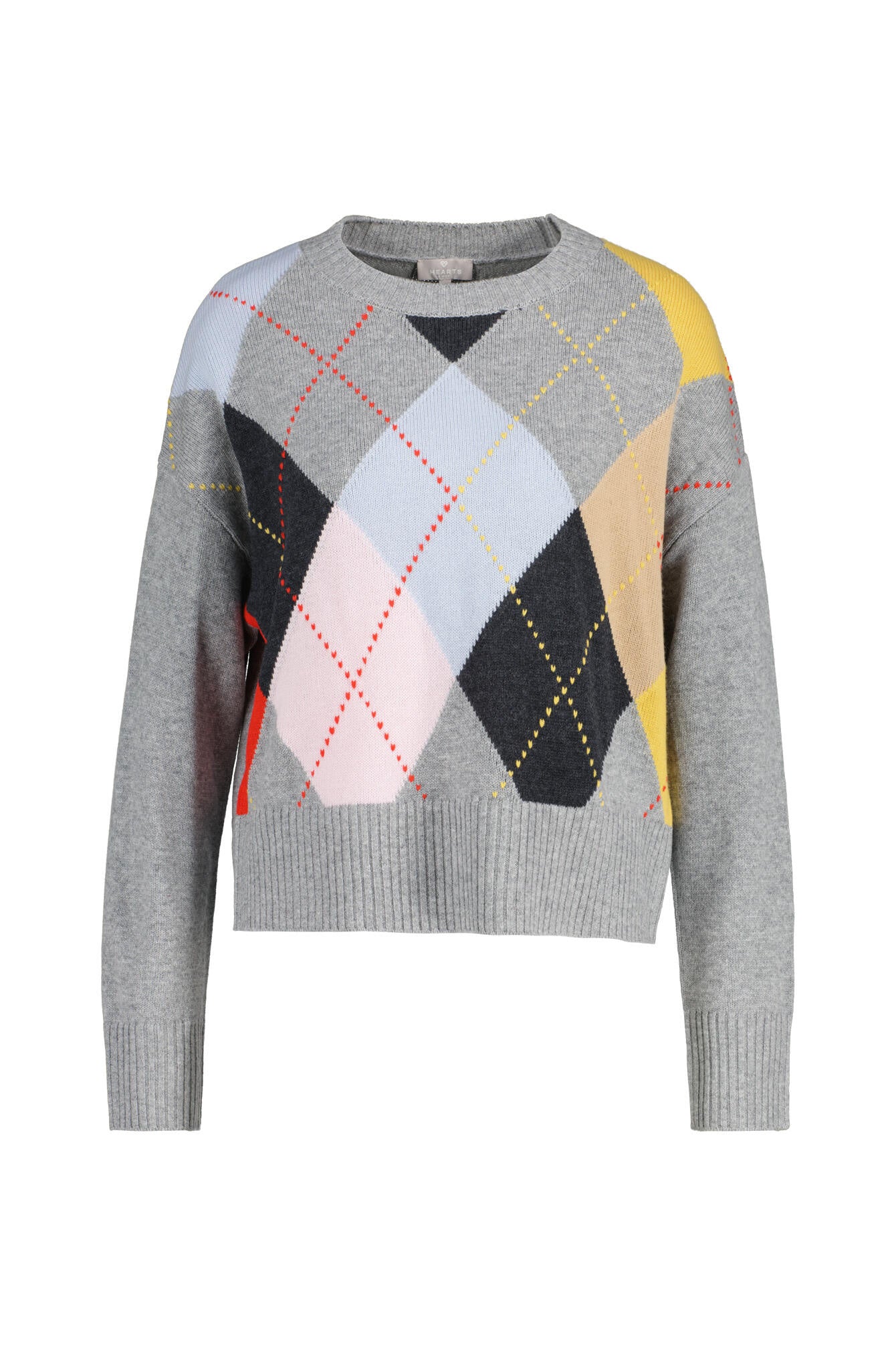 Strickpullover aus Merinowolle - 163 - Grau