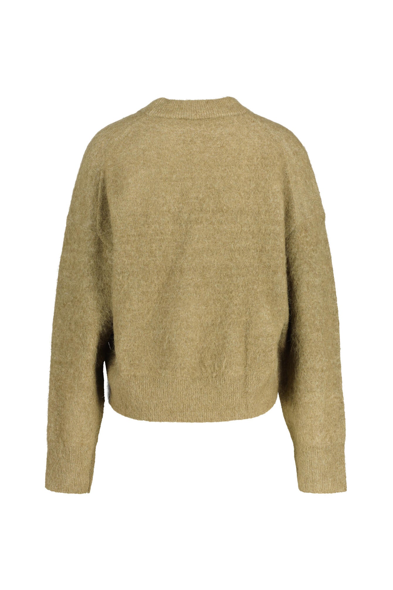 Strickpullover FLUFFY aus Alpakamix - 0254 olive Green - Grün