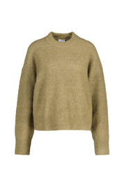 Strickpullover FLUFFY aus Alpakamix - 0254 olive Green - Grün