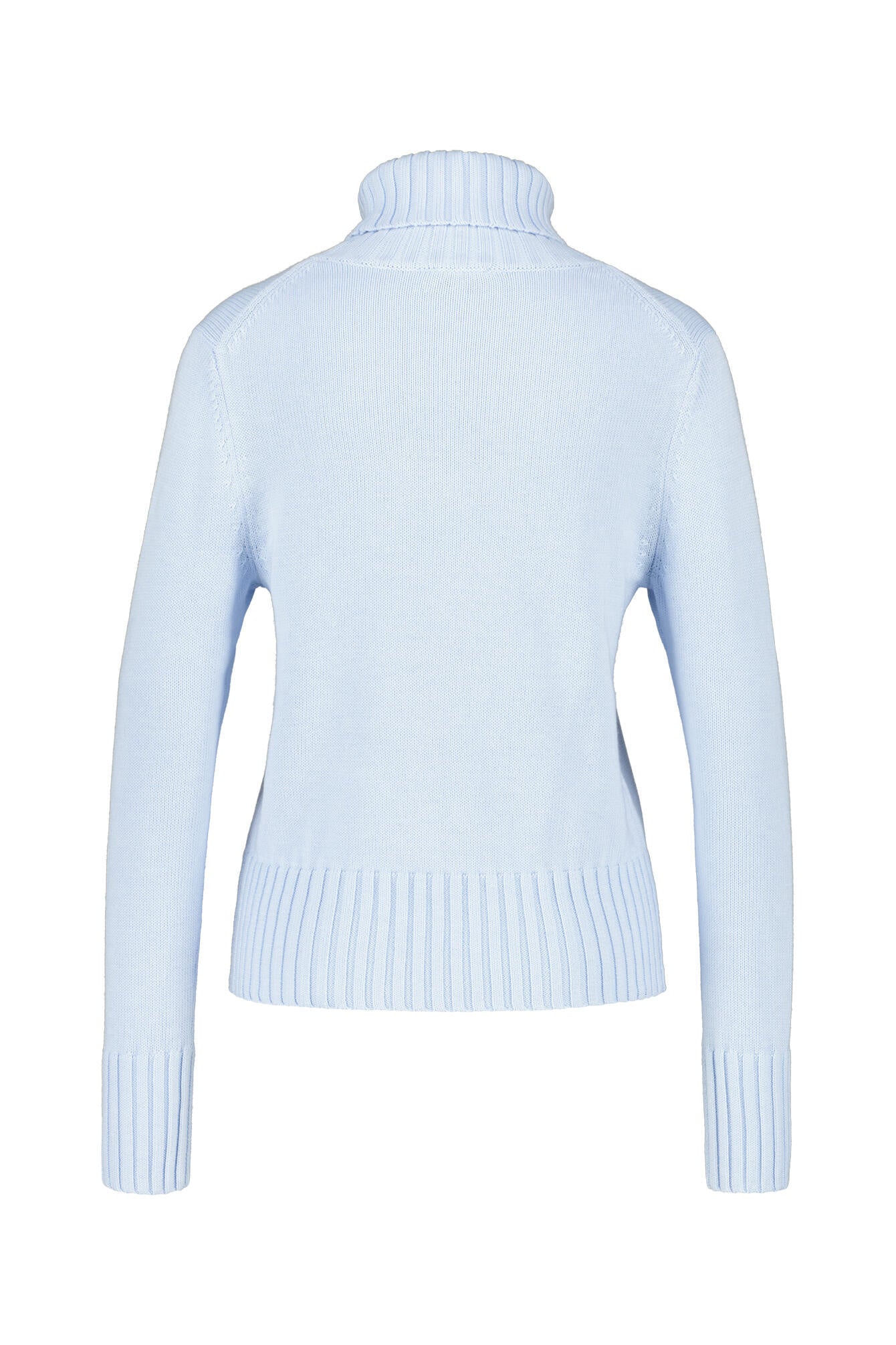 Strickpullover mit Rollkragen - 123 Bleu - Blau