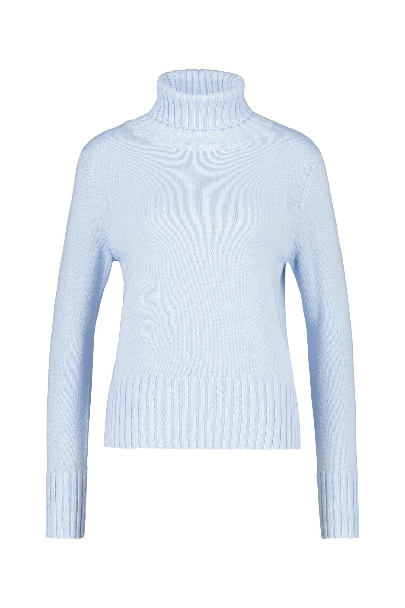 Strickpullover mit Rollkragen - 123 Bleu - Blau