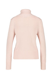 Strickpullover mit Rollkragen - 102 Rose - Rosa