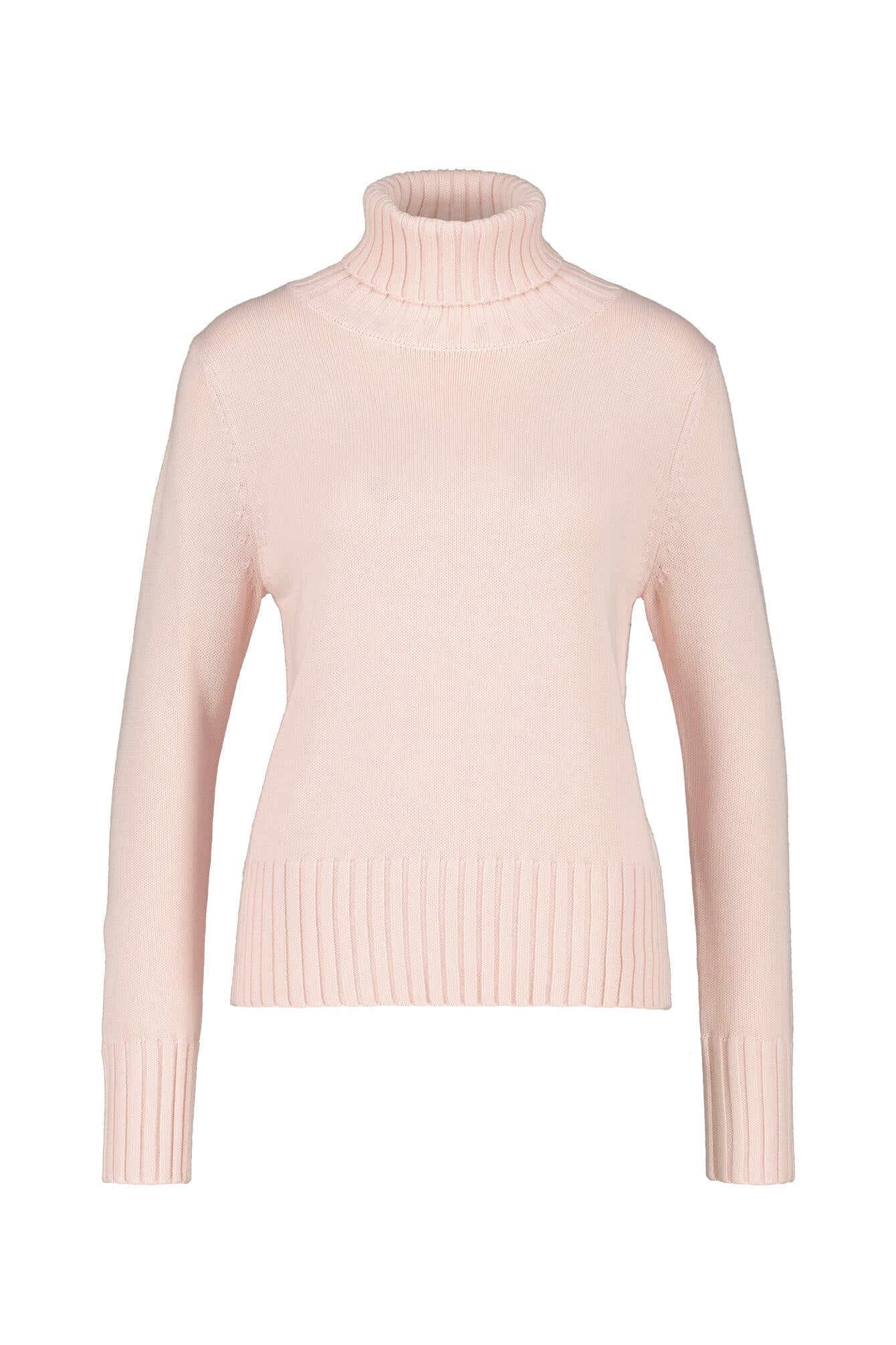 Strickpullover mit Rollkragen - 102 Rose - Rosa