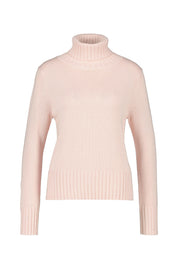 Strickpullover mit Rollkragen - 102 Rose - Rosa