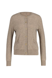 Strickjacke aus Kaschmir - 157 Taupe - Braun