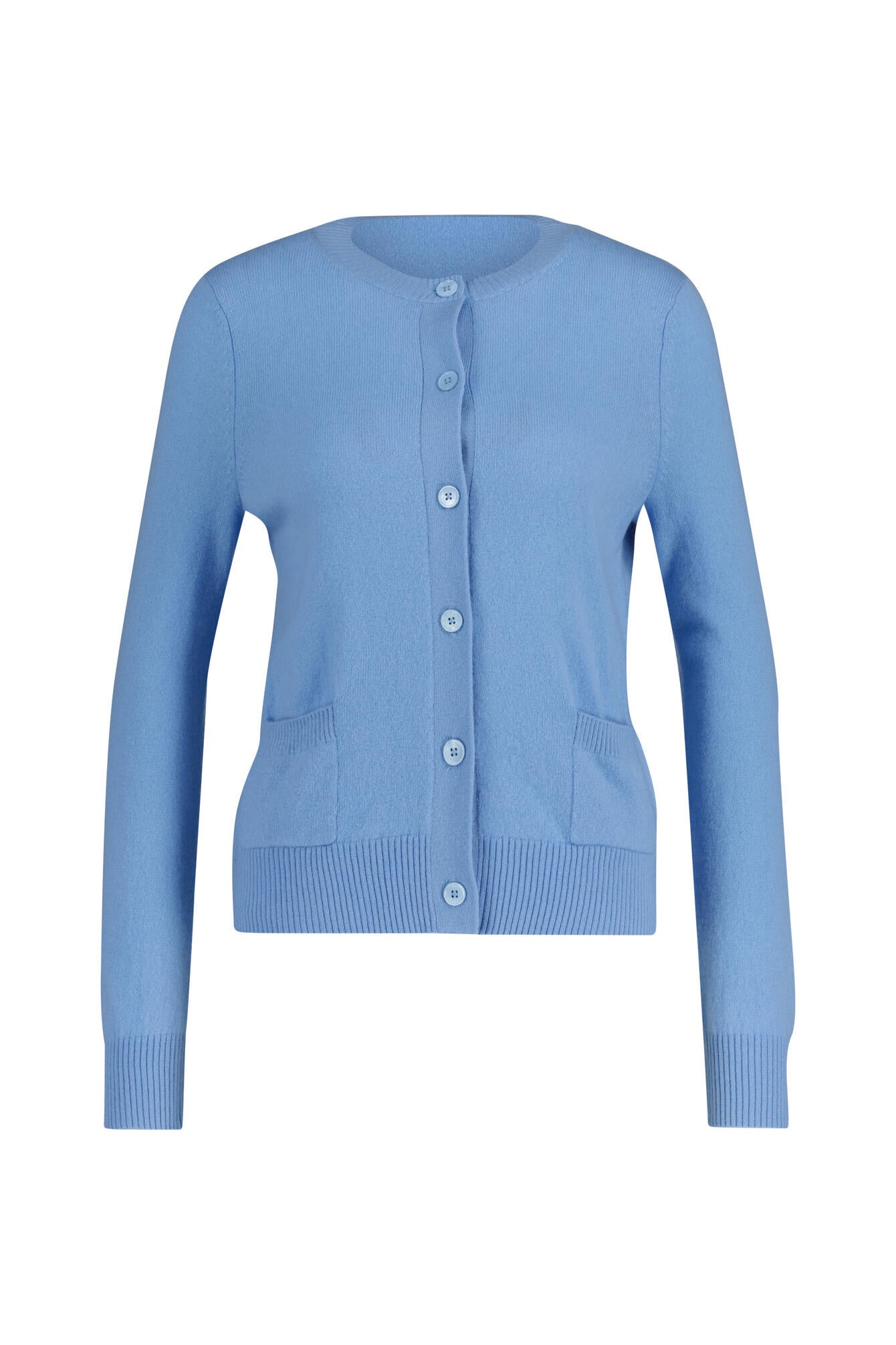 Strickjacke aus Kaschmir - 104 Blue - Blau