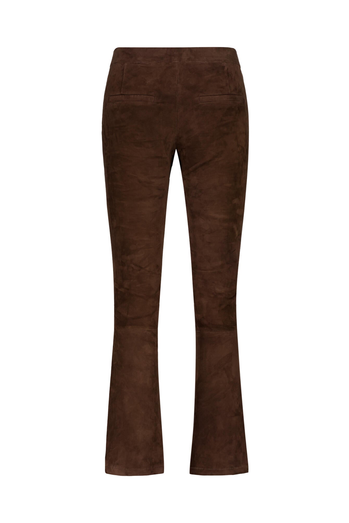 Lederhose LIVELY Flared Fit - Mud Brown - Braun