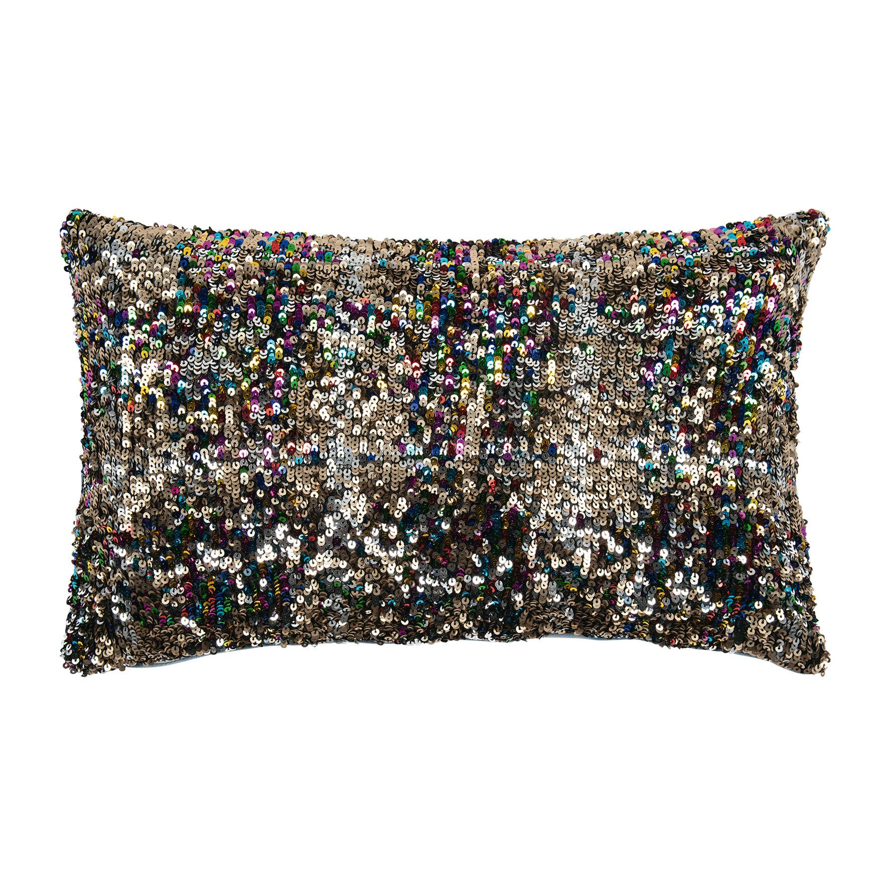 Kissenbezug SPARKLE 30x50 - K20 Dusty Blue - Beige