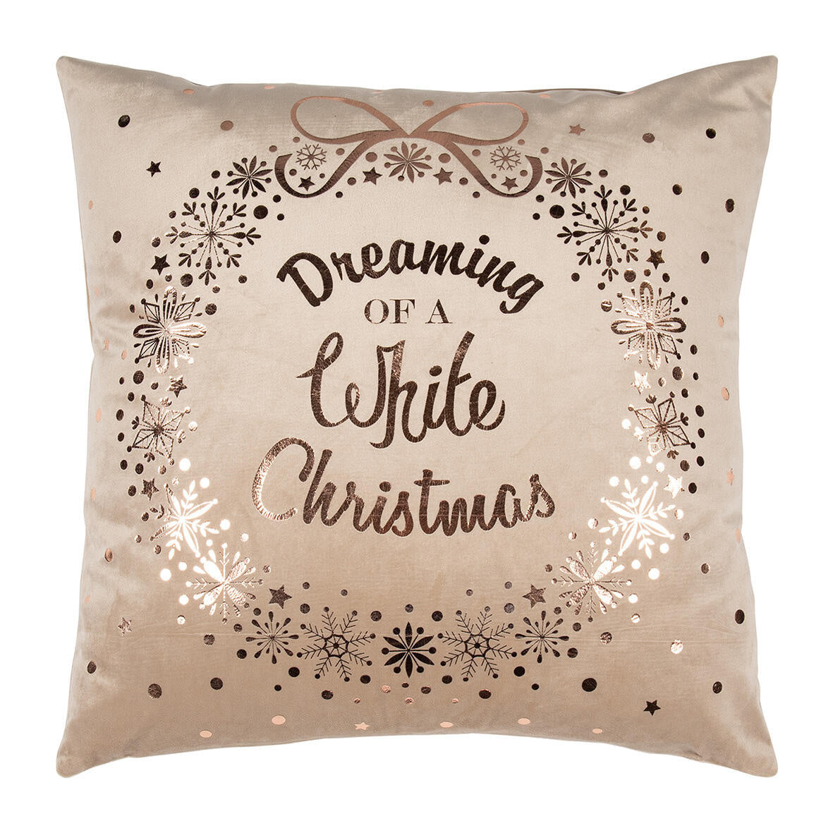Kissenbezug GLITTER 45x45 - C25 Beige - Beige