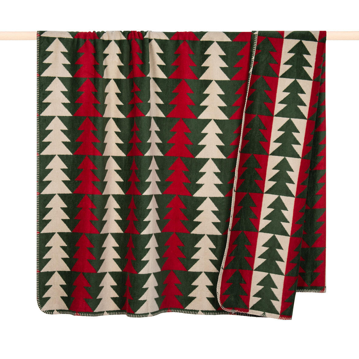 Kuscheldecke TREE 150x200 - X66 Multi - Mehrfarbig