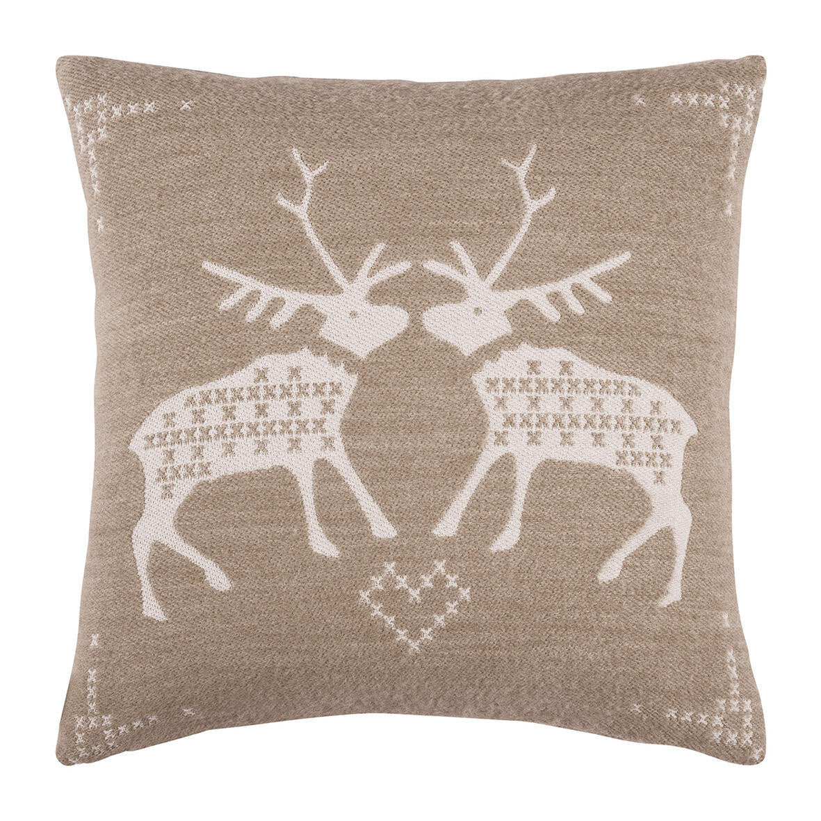 Kissenbezug KISS 45x45 - C40 Sand - Braun