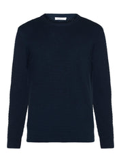 Strickpullover aus Baumwolle - 1001 Total Eclipse - Blau