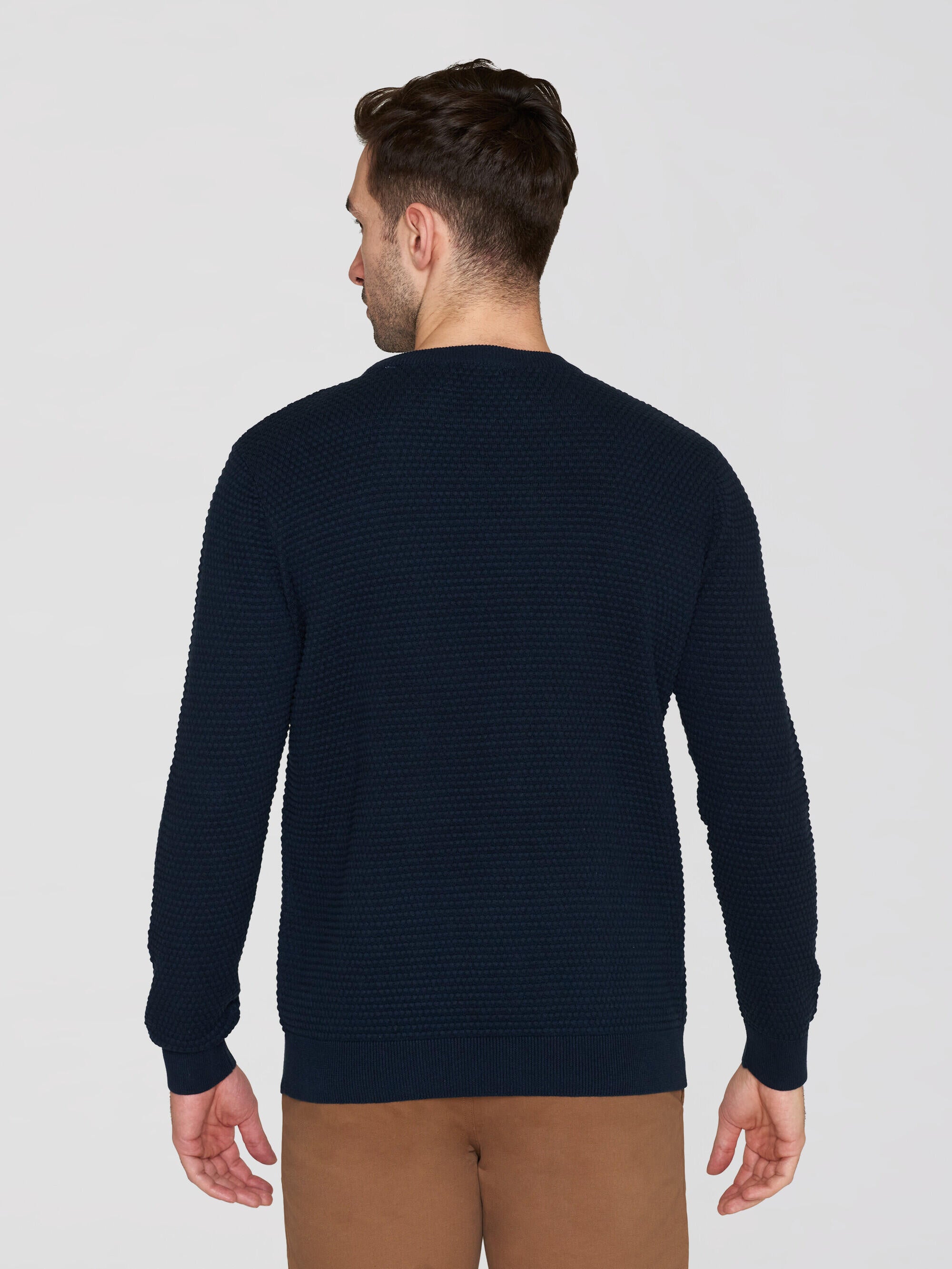 Strickpullover aus Baumwolle - 1001 Total Eclipse - Blau