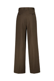 Bundfaltenhose DARCEY Wide Leg - 0091 Walnut Brown - Braun