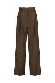 Bundfaltenhose DARCEY Wide Leg - 0091 Walnut Brown - Braun