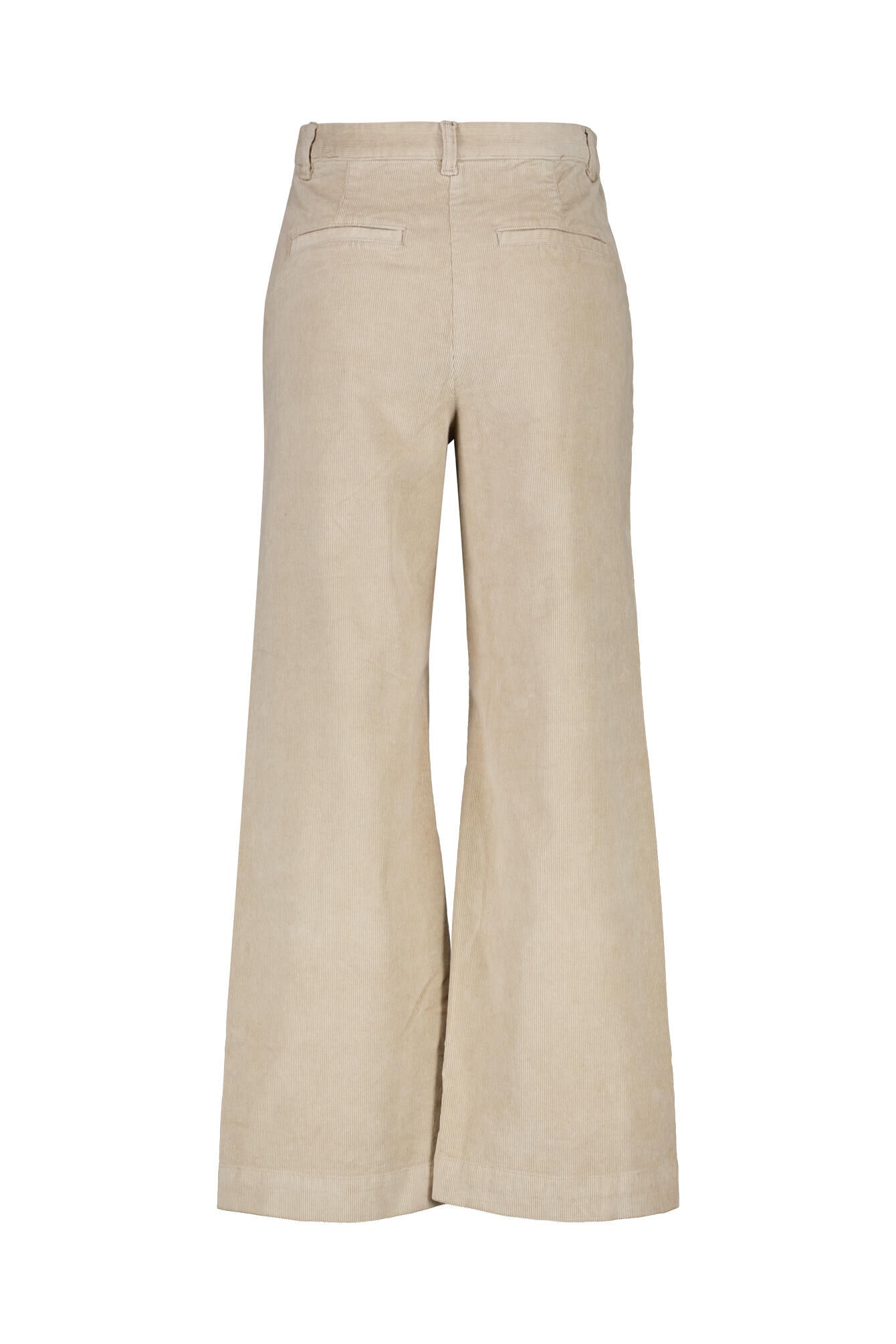 Cordhose Wide Leg - 1228 Light Grey - Beige