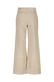 Cordhose Wide Leg - 1228 Light Grey - Beige