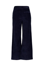 Cordhose Wide Leg - 1412 Night Sky - Blau