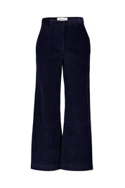 Cordhose Wide Leg - 1412 Night Sky - Blau