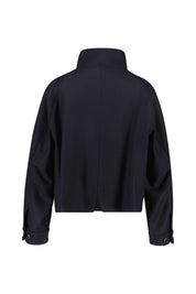 Wolljacke MIRTA mit Stehkragen - Blue Navy - Blau