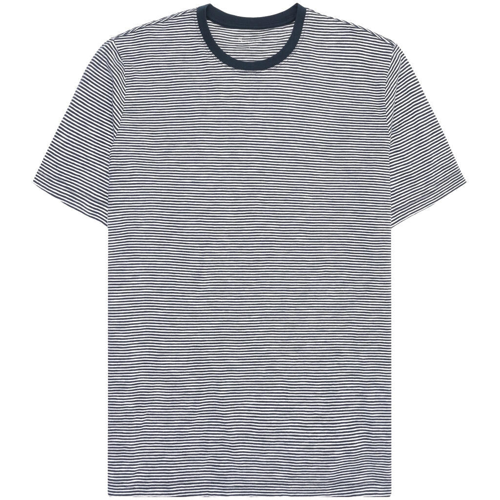 T-Shirt aus Baumwolle - 8021 Blue Stripe - Blau