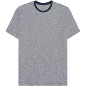 T-Shirt aus Baumwolle - 8021 Blue Stripe - Blau