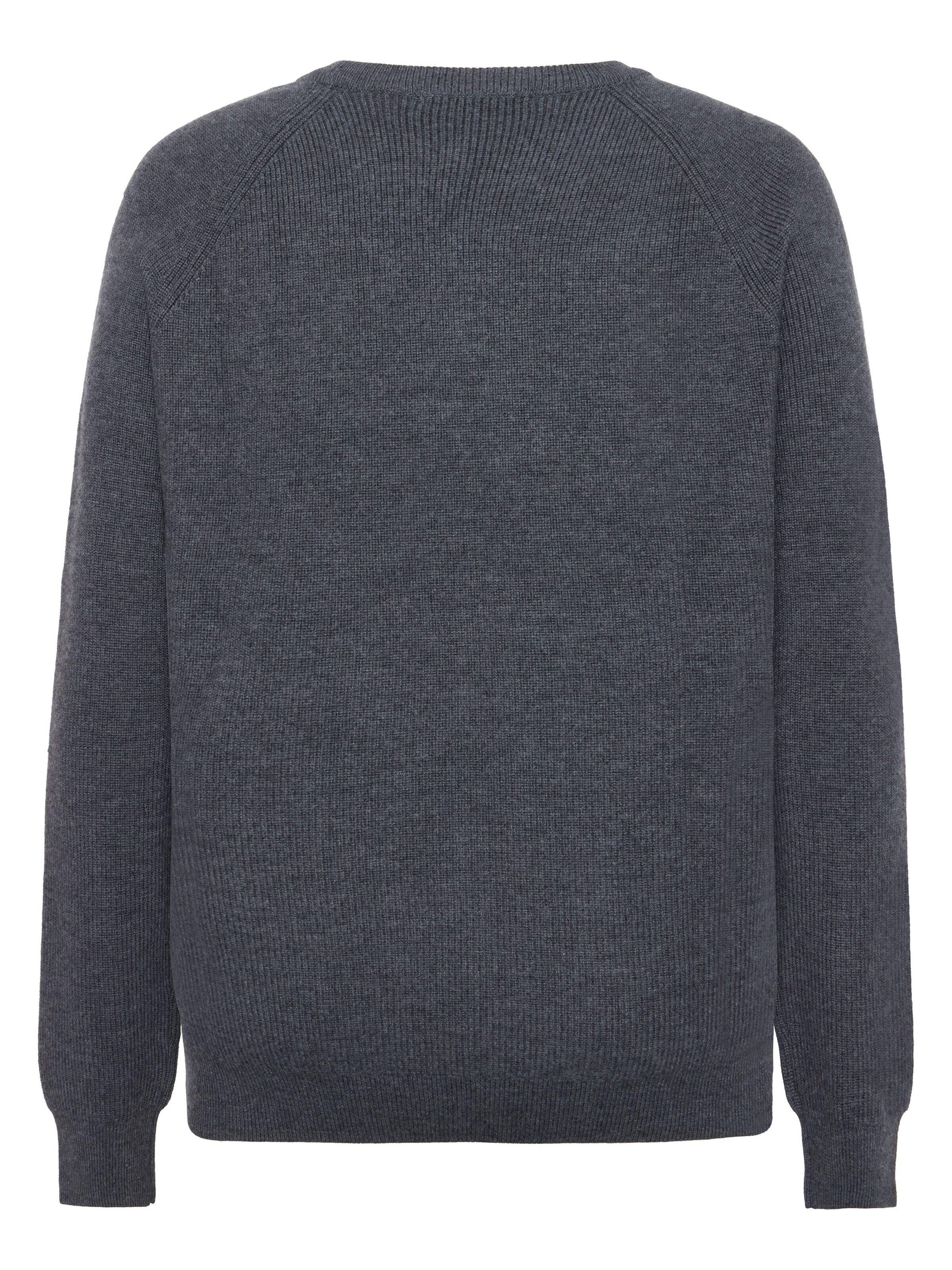 Strickpullover aus Merinowolle - 1073 Dark Grey - Grau