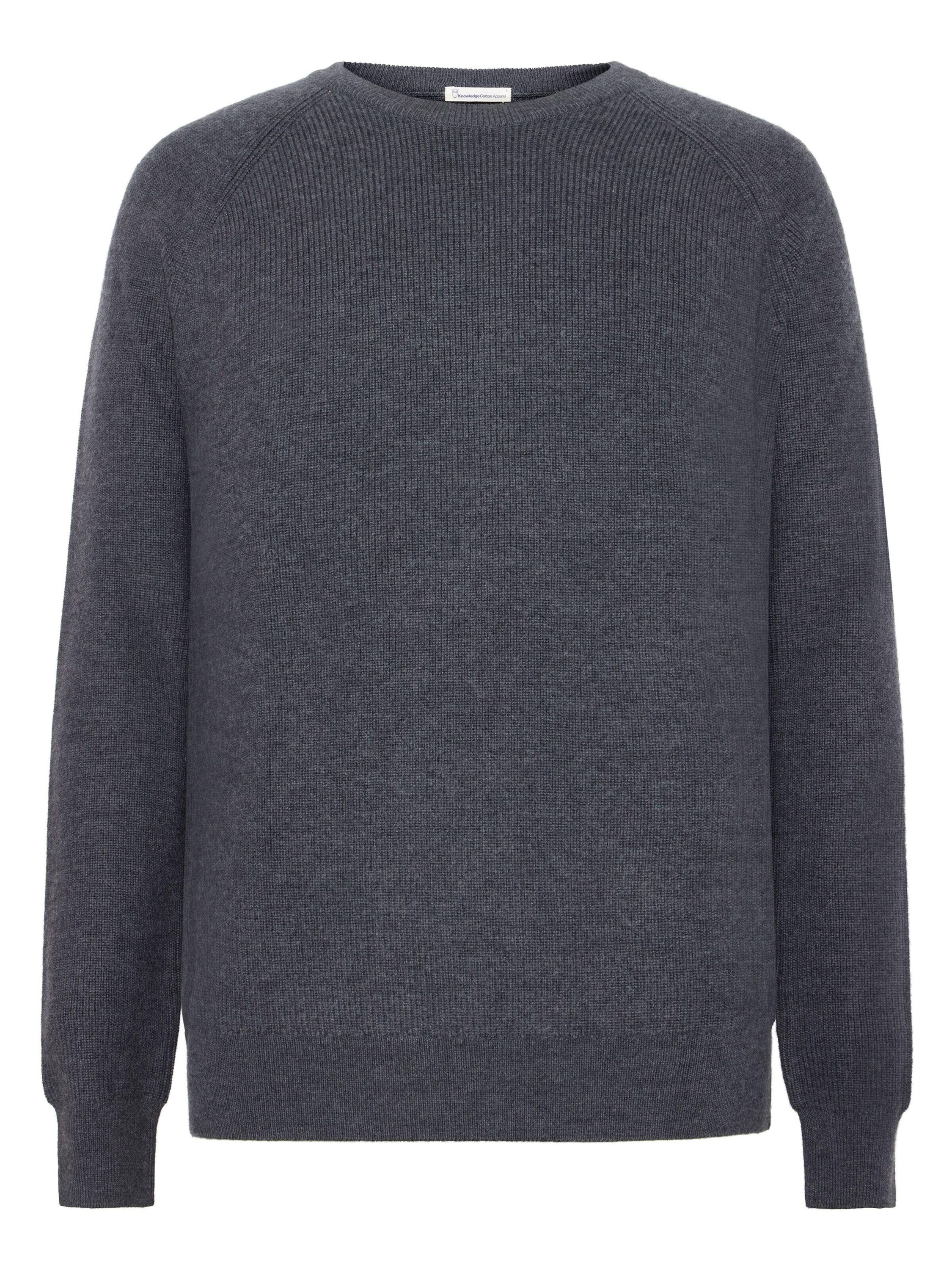 Strickpullover aus Merinowolle - 1073 Dark Grey - Grau