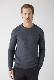 Strickpullover aus Merinowolle - 1073 Dark Grey - Grau