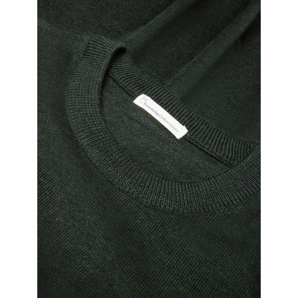 Strickpullover aus Merinowolle - 1090 Forrest Night - Grün