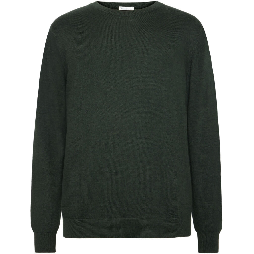 Strickpullover aus Merinowolle - 1090 Forrest Night - Grün