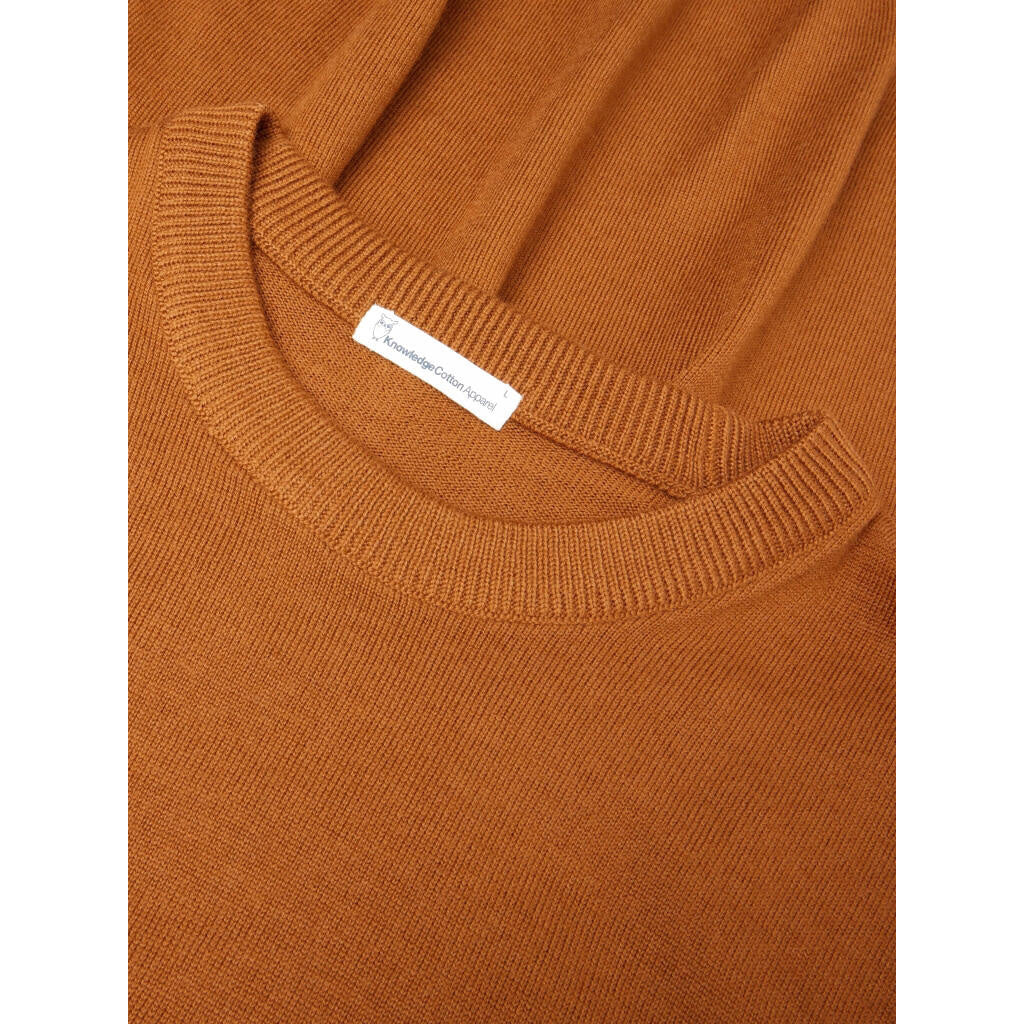 Strickpullover aus Merinowolle - 1485 Pumpkin - Orange
