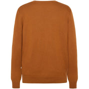 Strickpullover aus Merinowolle - 1485 Pumpkin - Orange