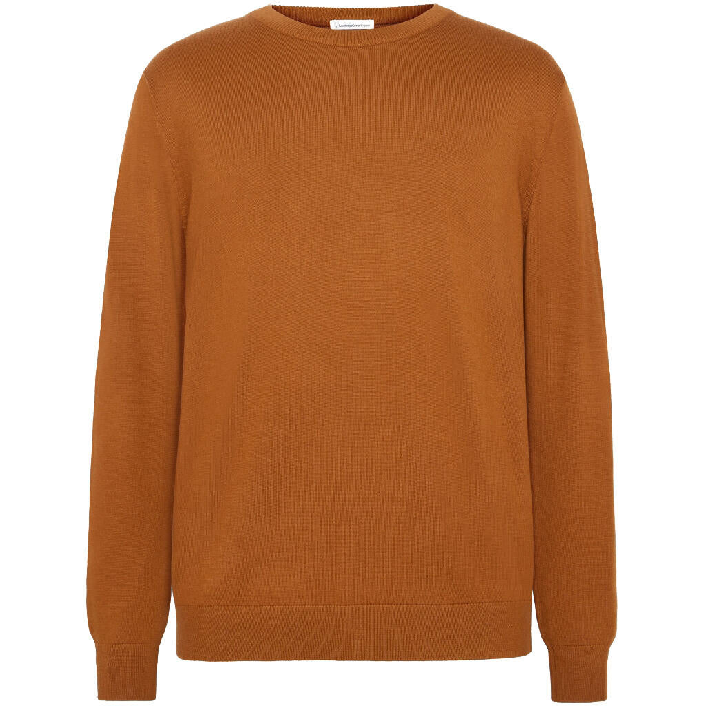Strickpullover aus Merinowolle - 1485 Pumpkin - Orange
