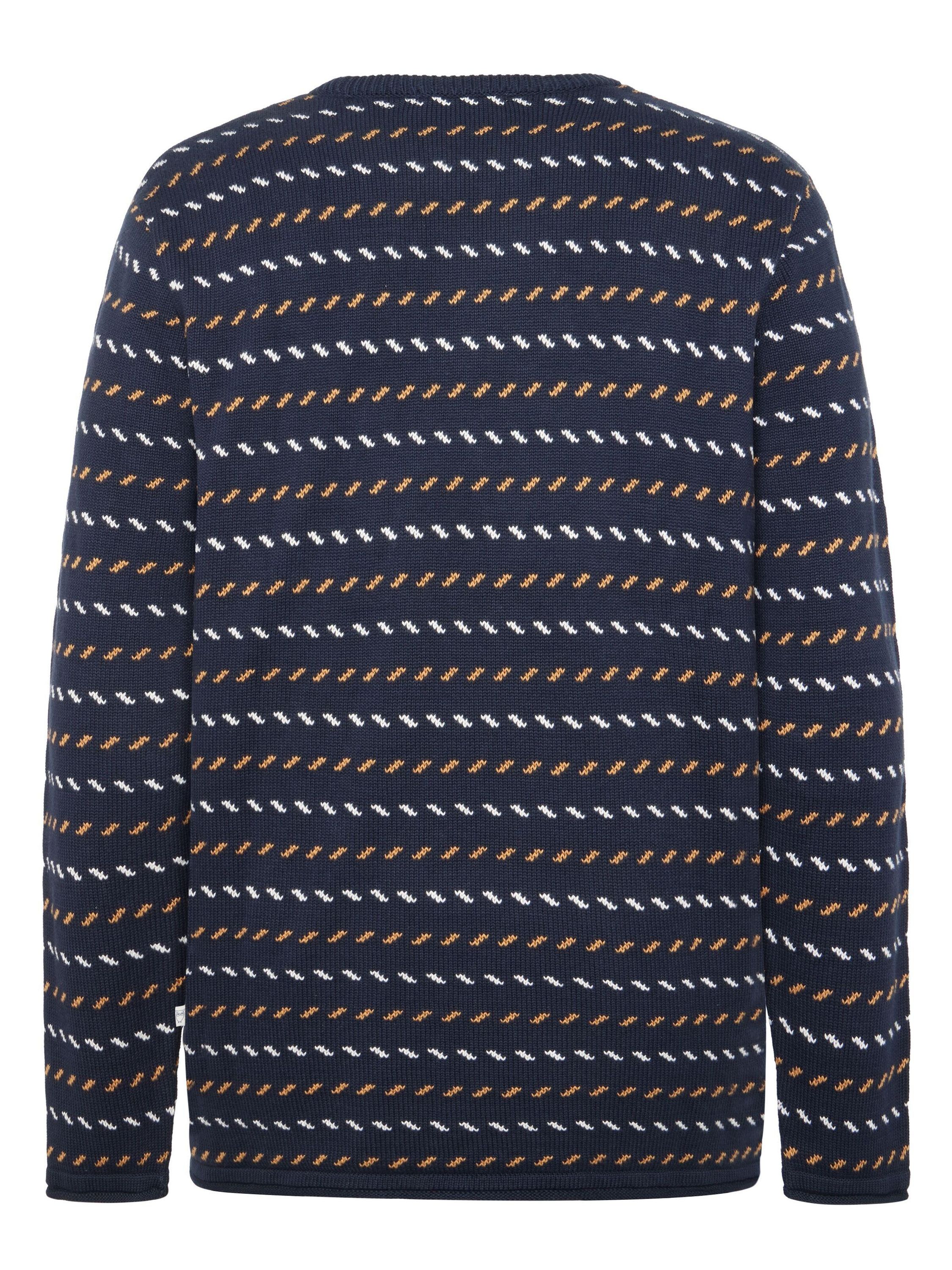 Strickpullover aus Bio-Baumwolle - 1412 Night Sky - Blau
