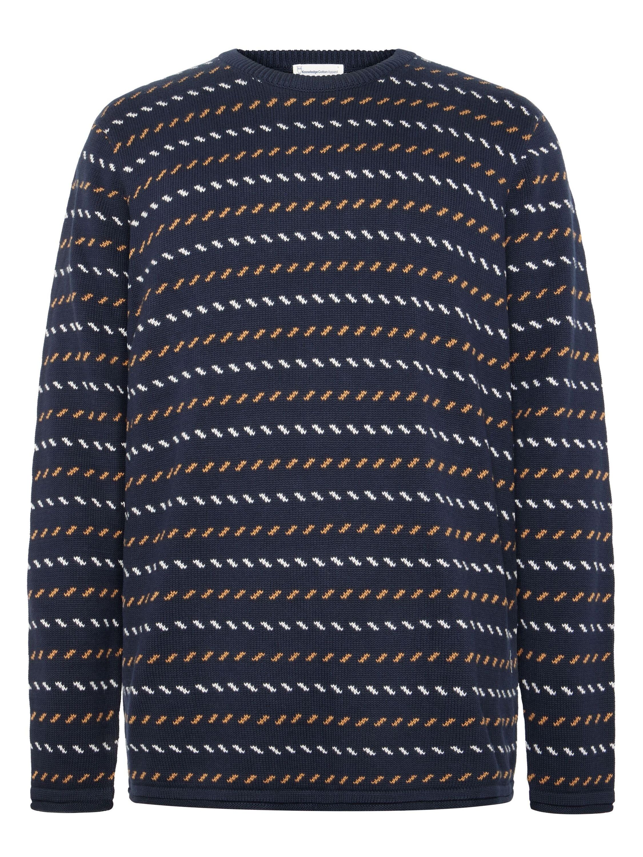 Strickpullover aus Bio-Baumwolle - 1412 Night Sky - Blau