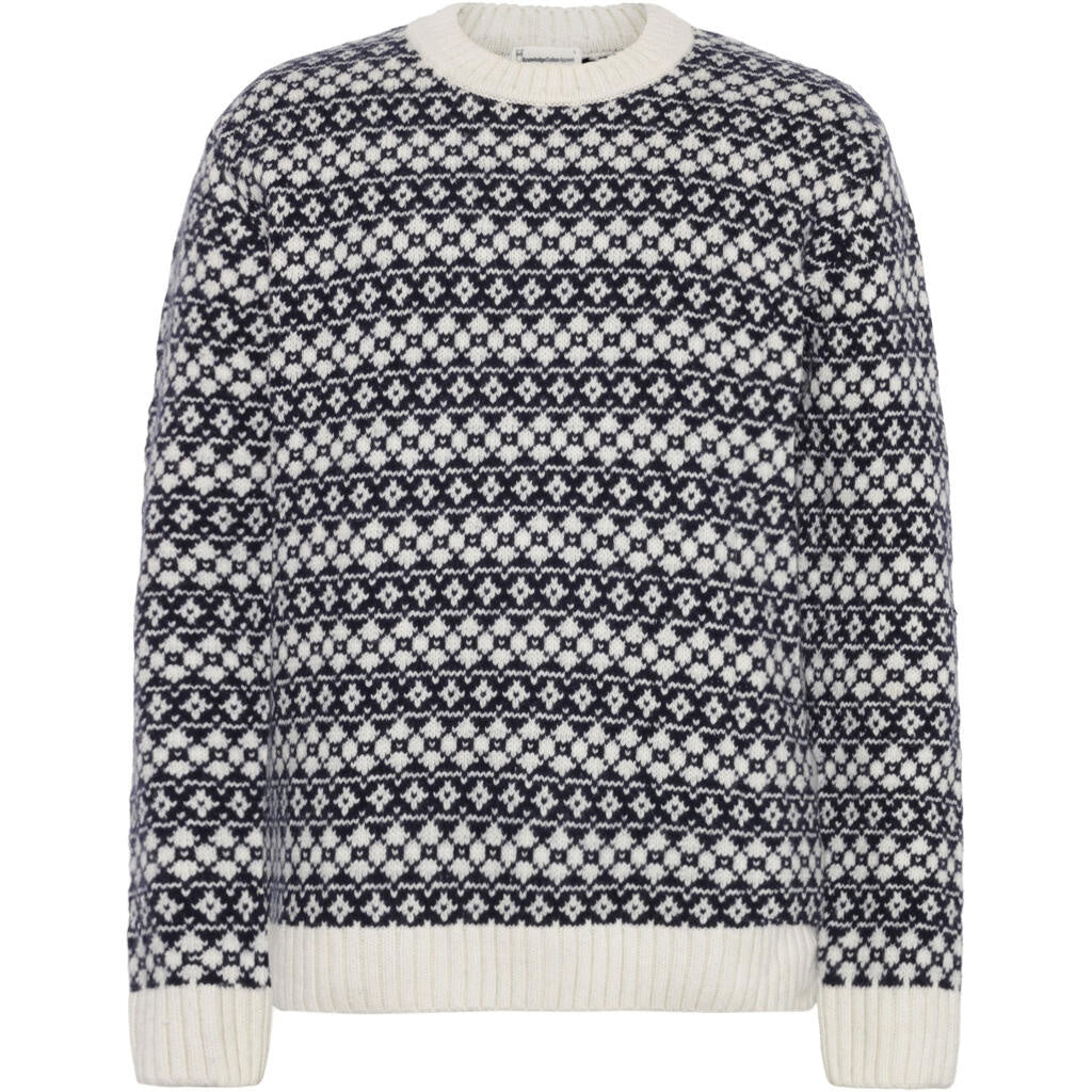 Strickpullover aus Wolle - 8021 Blue - Blau