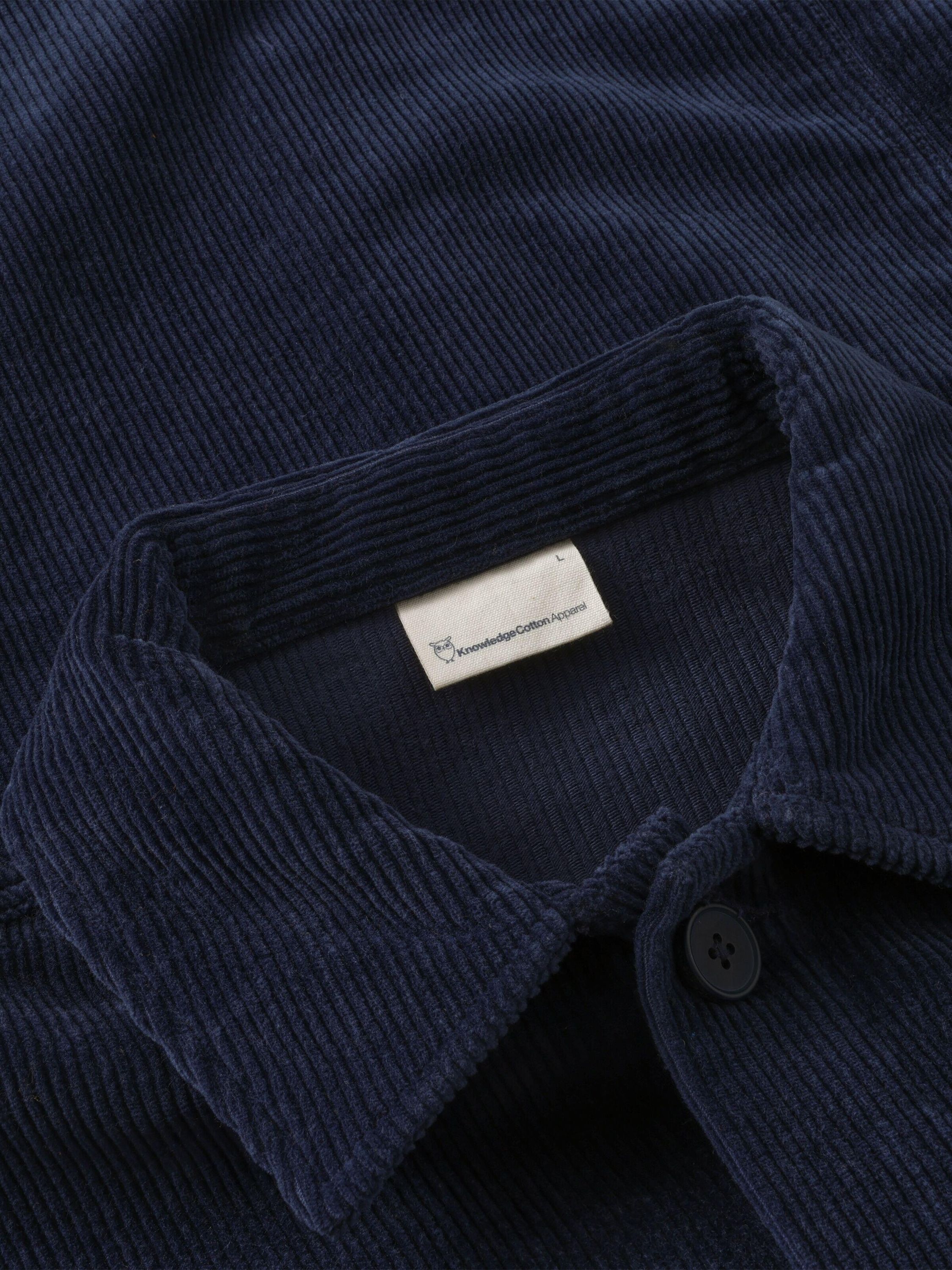 Cordovershirt aus Bio-Baumwolle - 1412 Night Sky - Blau