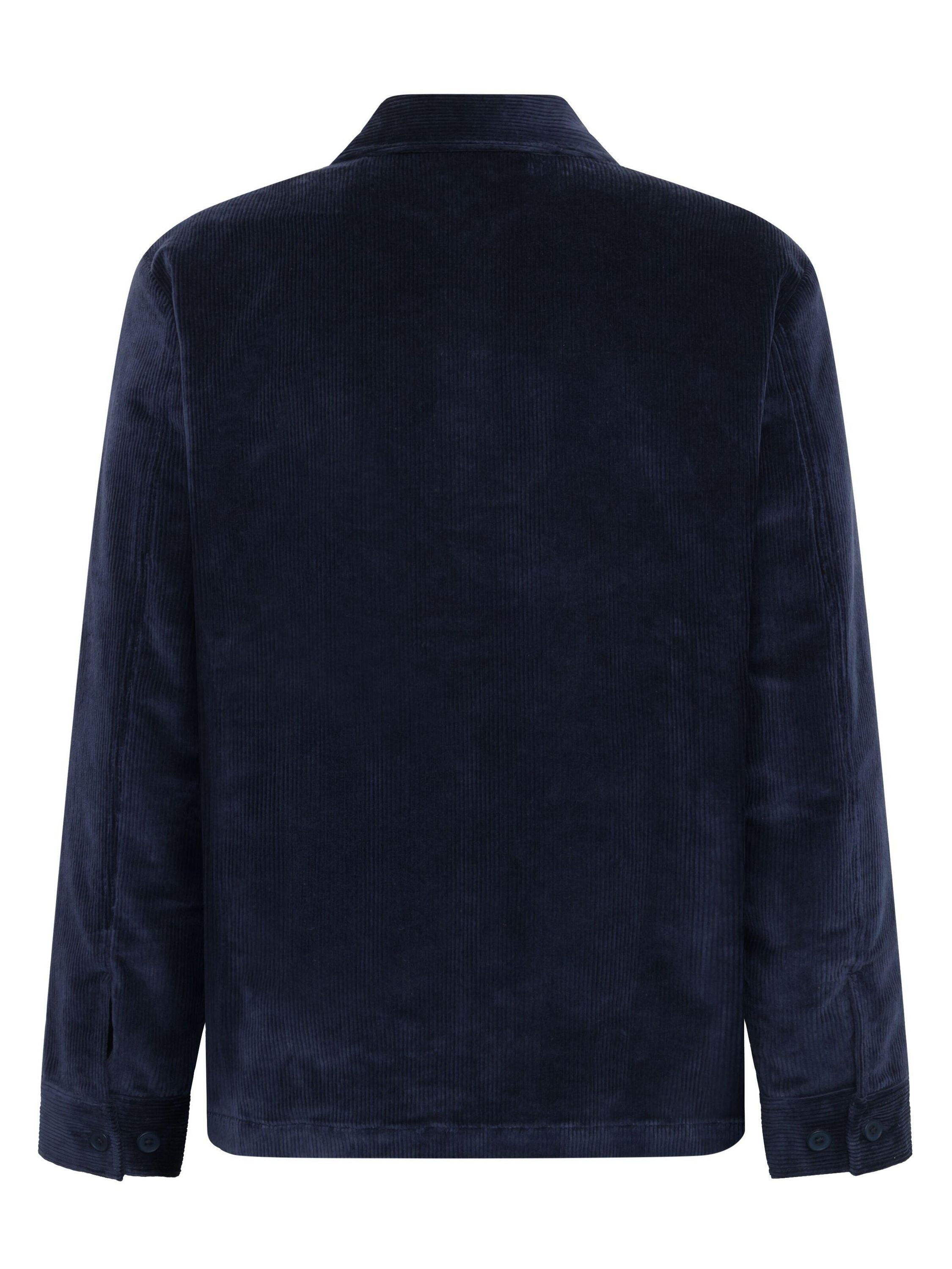 Cordovershirt aus Bio-Baumwolle - 1412 Night Sky - Blau