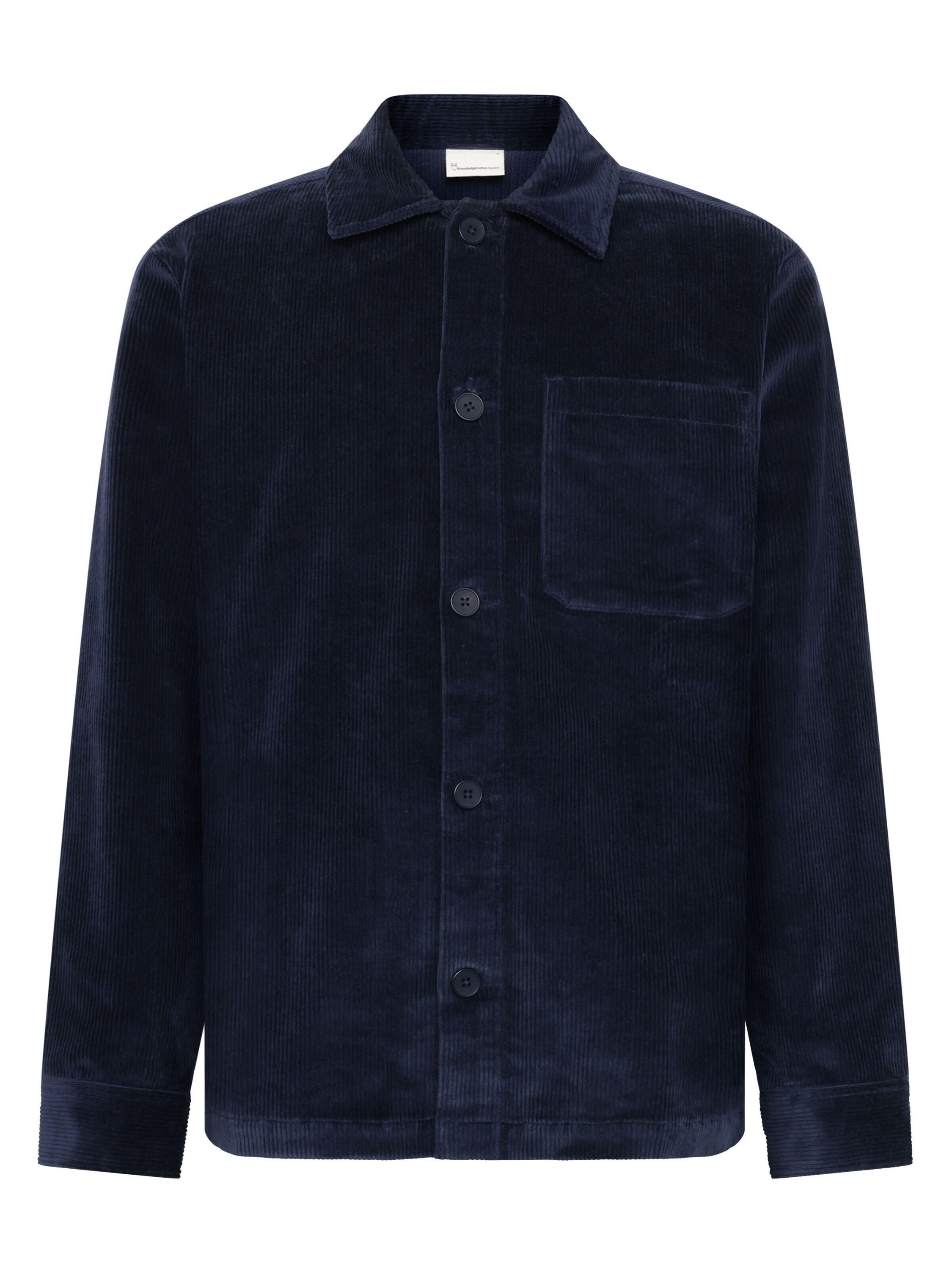 Cordovershirt aus Bio-Baumwolle - 1412 Night Sky - Blau