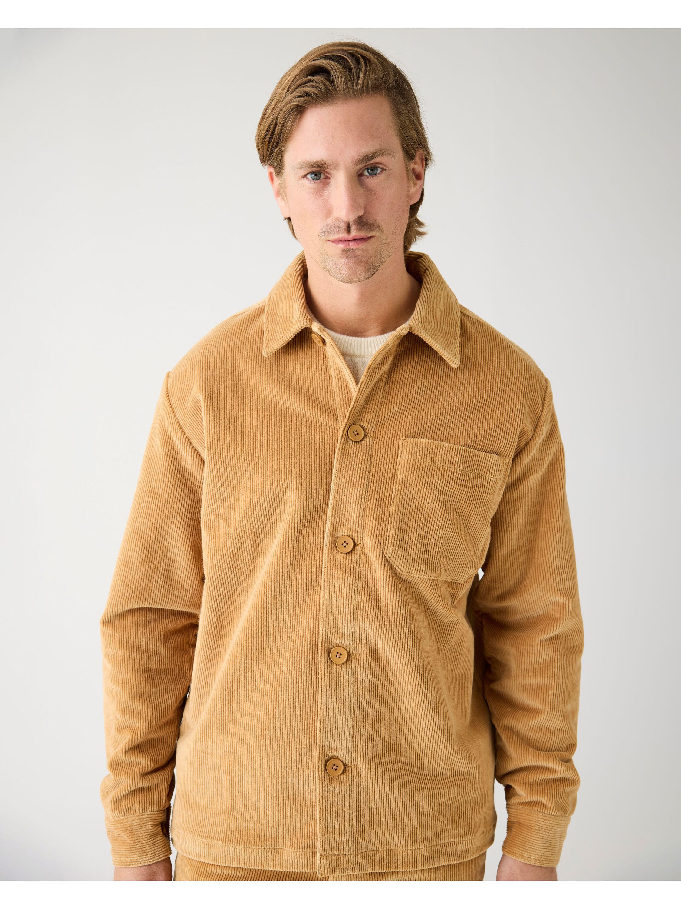 Cordovershirt aus Bio-Baumwolle - 1484 Apple - Braun