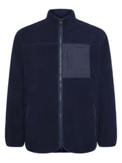 Fleecejacke mit Stehkragen - 1412 Night Sky - Blau