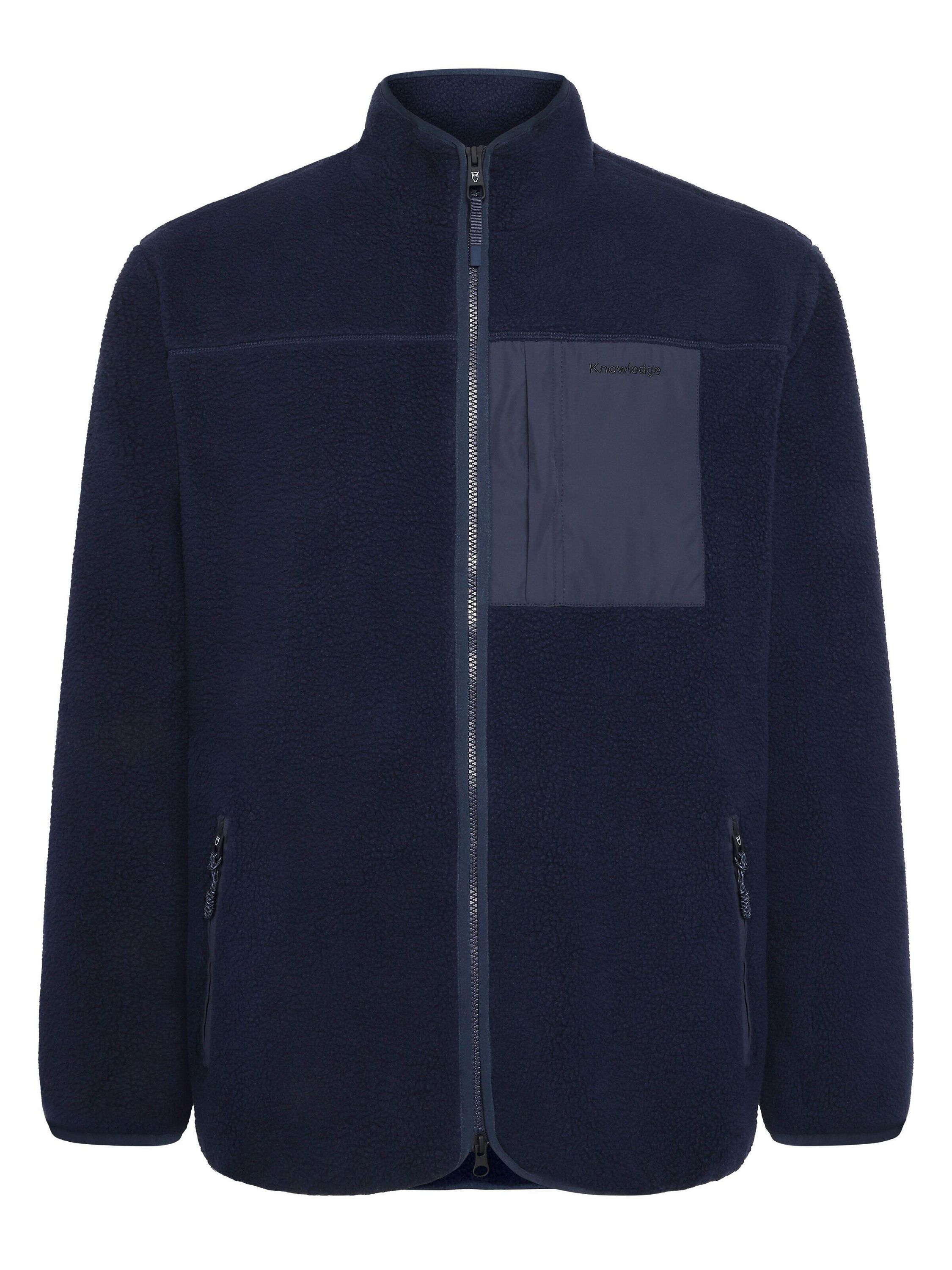 Fleecejacke mit Stehkragen - 1412 Night Sky - Blau