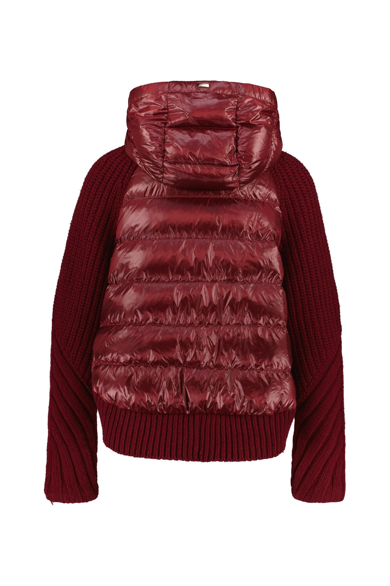 Strickjacke mit Kapuze - 5950 - Rot